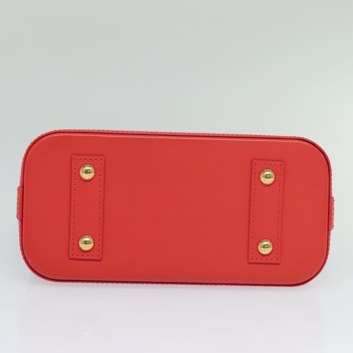 Louis Vuitton Alma Bb Red Canvas Handbag (Pre-Owned)