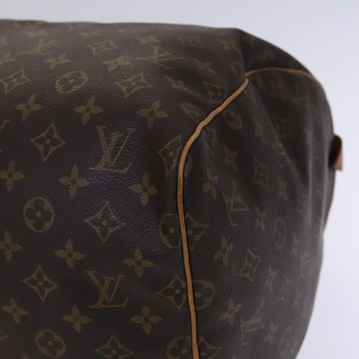 Louis Vuitton Keepall 55 Brown Canvas Travel Bag (Pre-Owned)