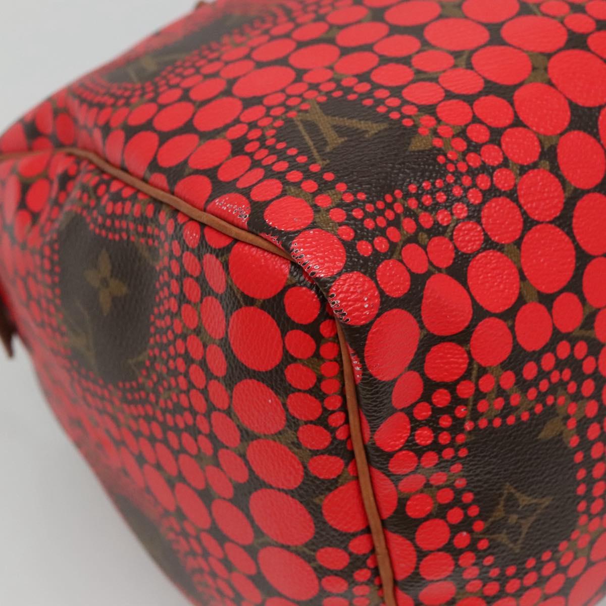Louis Vuitton Speedy 30 Red Canvas Handbag (Pre-Owned)