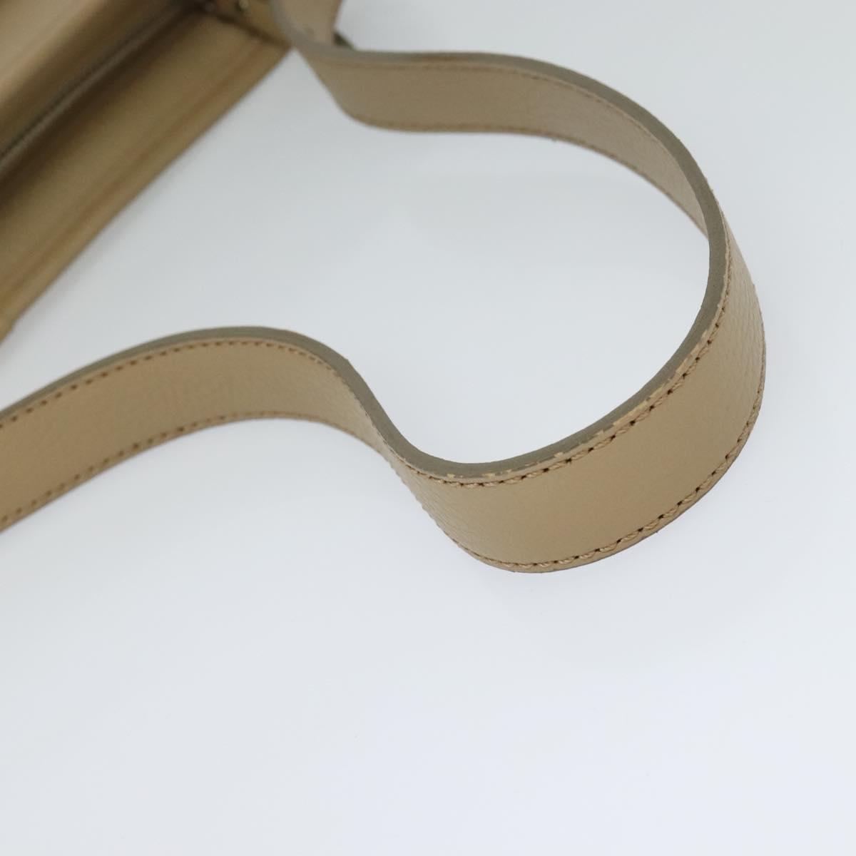 Burberry - Beige Leather Shoulder Bag (Pre-Owned)