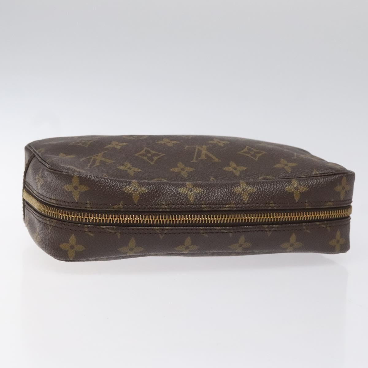 Louis Vuitton Trousse De Toilette Brown Canvas Clutch Bag (Pre-Owned)