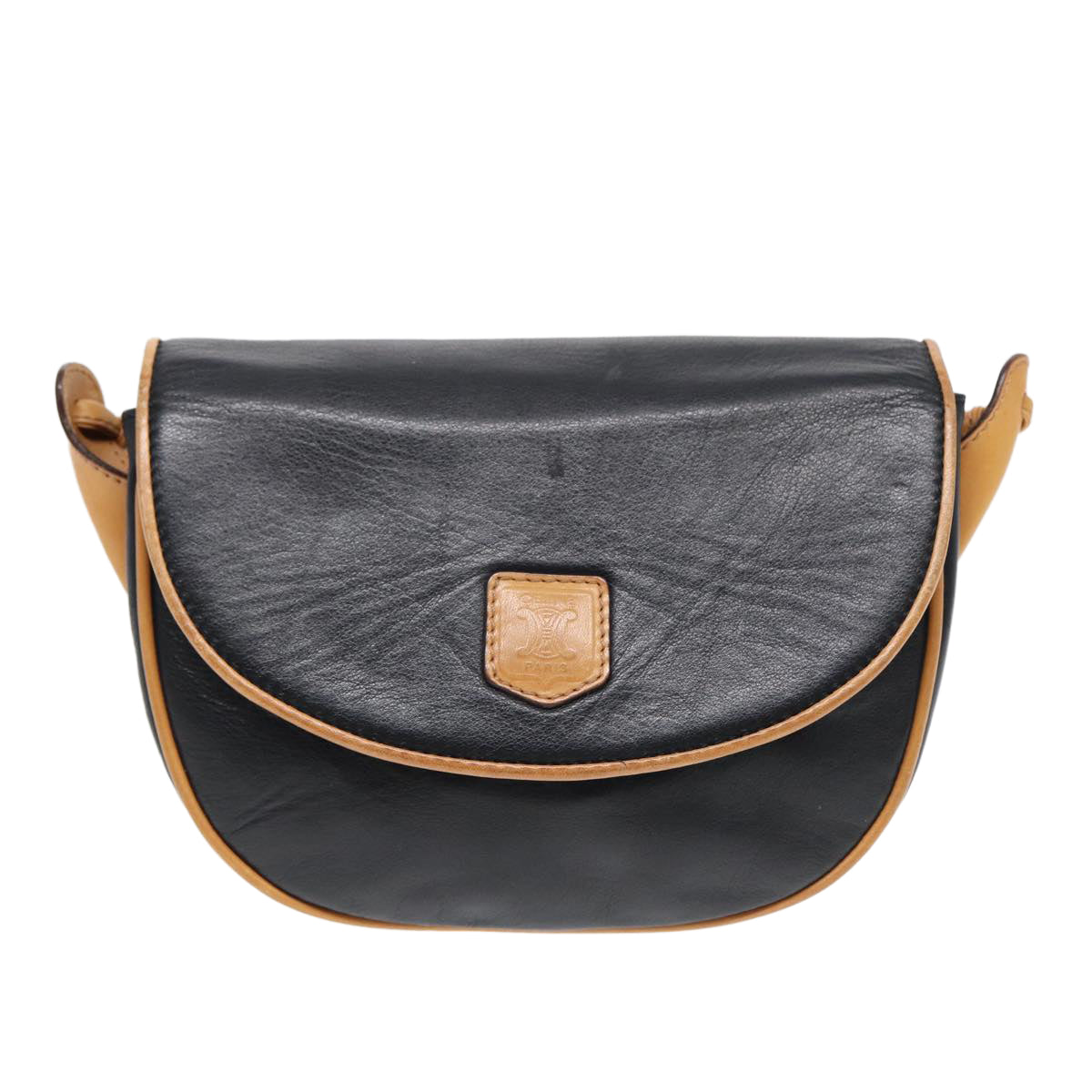 Céline Black Leather Shoulder Bag (Pre-Owned)