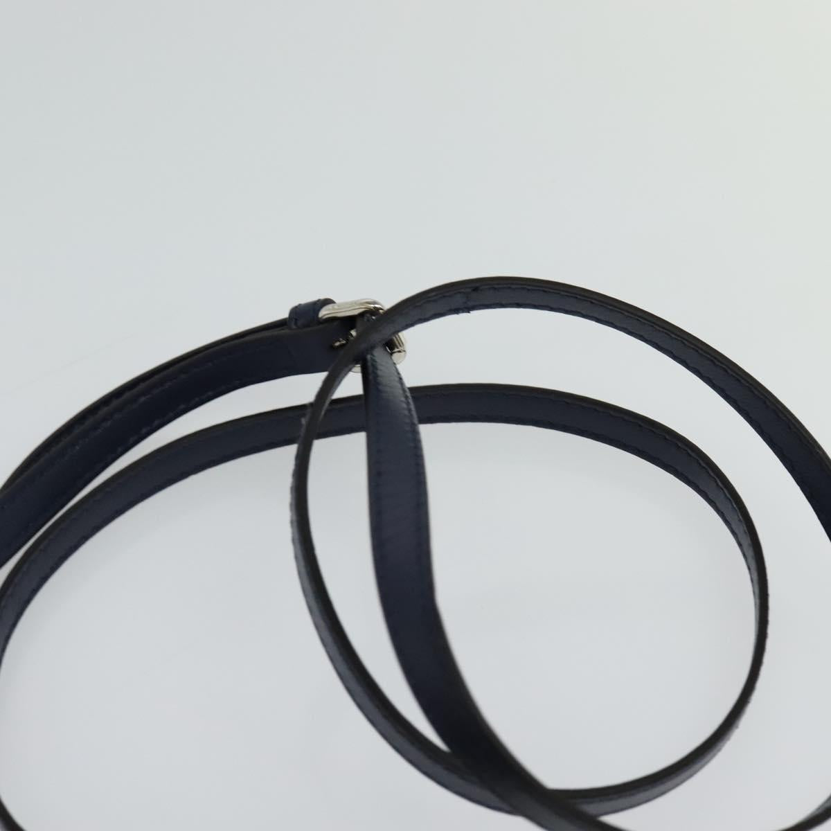 Fendi Monster Navy Leather Shoulder Bag (Pre-Owned)