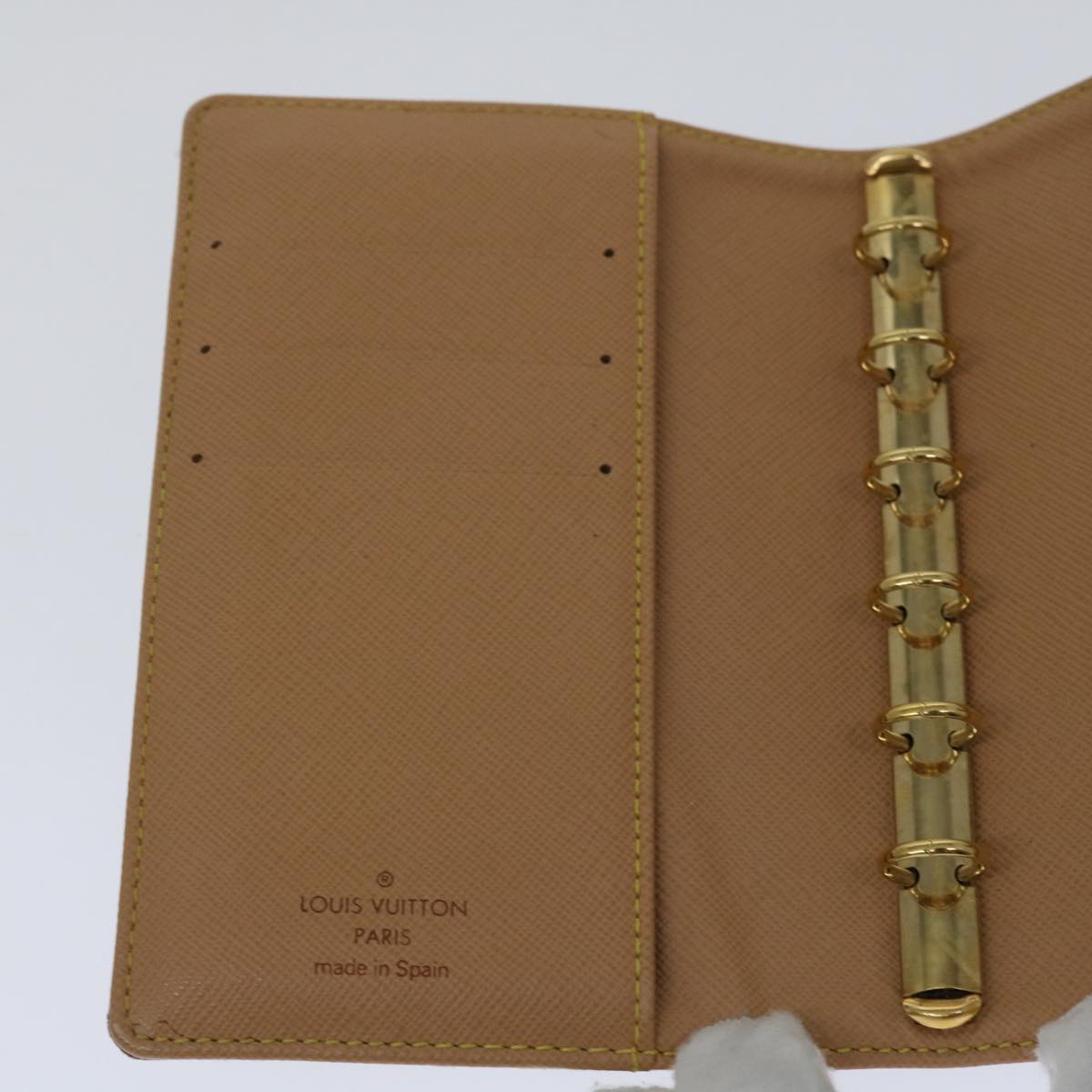 Louis Vuitton Agenda Pm Blue Canvas Wallet (Pre-Owned)