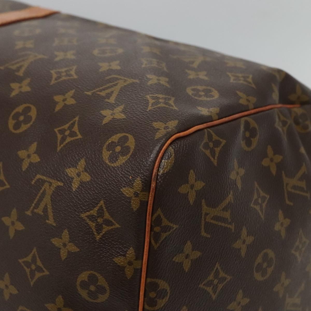 Louis Vuitton Keepall 60 Black Canvas Travel Bag (Pre-Owned)