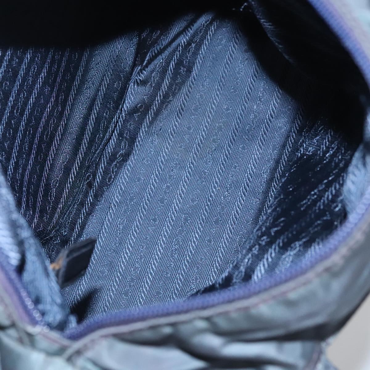 Prada Tessuto Navy Synthetic Tote Bag (Pre-Owned)