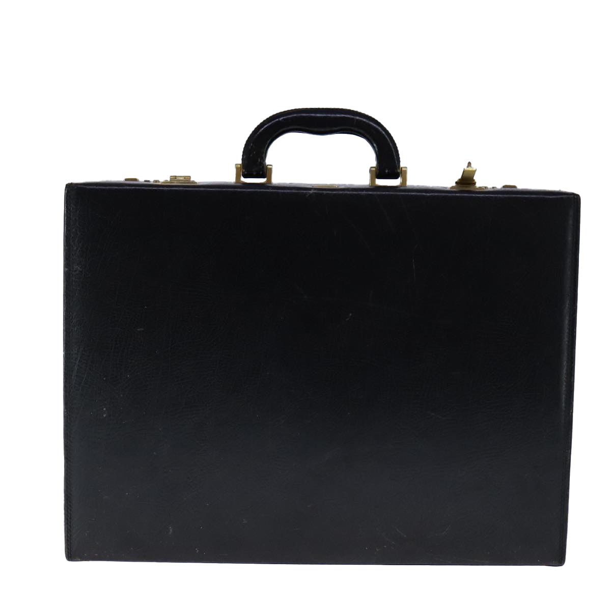 Bally Black Leather Briefcase Bag (Pre-Owned)
