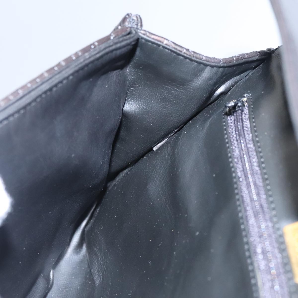 Bally Black Leather Shoulder Bag (Pre-Owned)