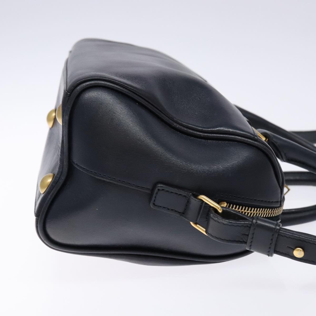 Saint Laurent Baby Duffle Navy Leather Handbag (Pre-Owned)