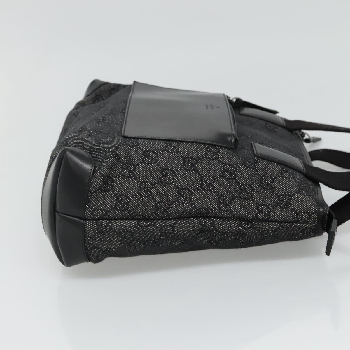 Gucci Gg Canvas Black Canvas Tote Bag (Pre-Owned)