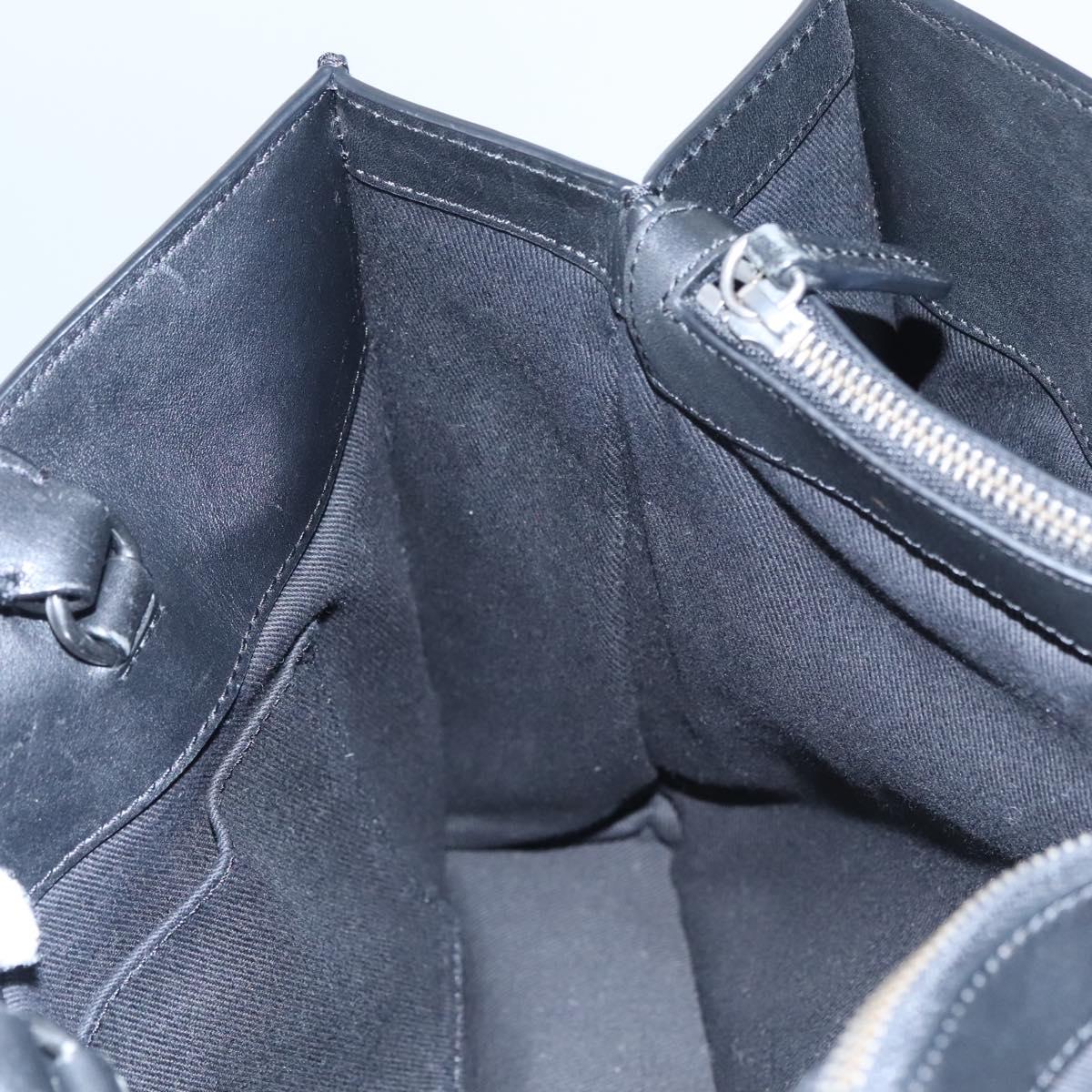Ralph Lauren Polo Black Leather Tote Bag (Pre-Owned)