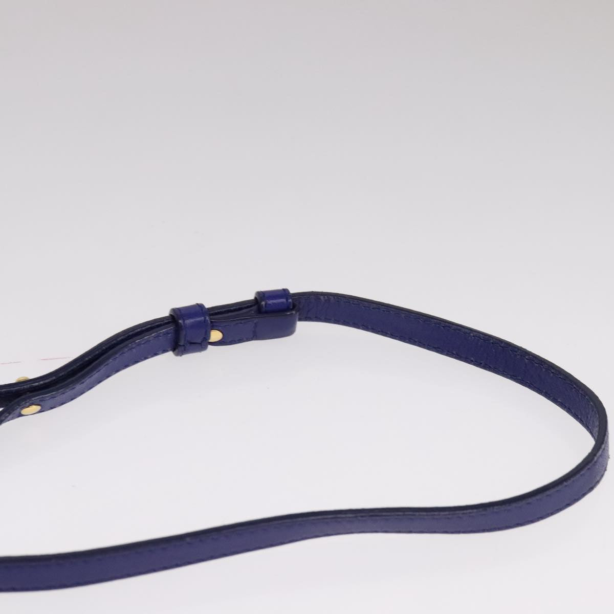 Céline Trio Blue Leather Shoulder Bag (Pre-Owned)