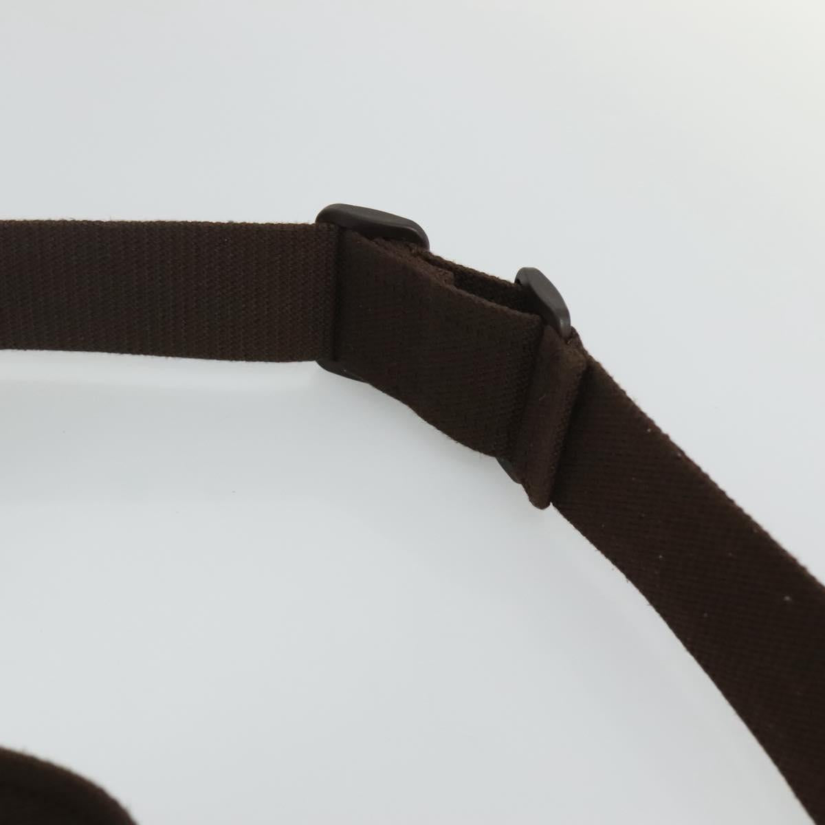 Louis Vuitton Gibeciere Brown Canvas Shoulder Bag (Pre-Owned)
