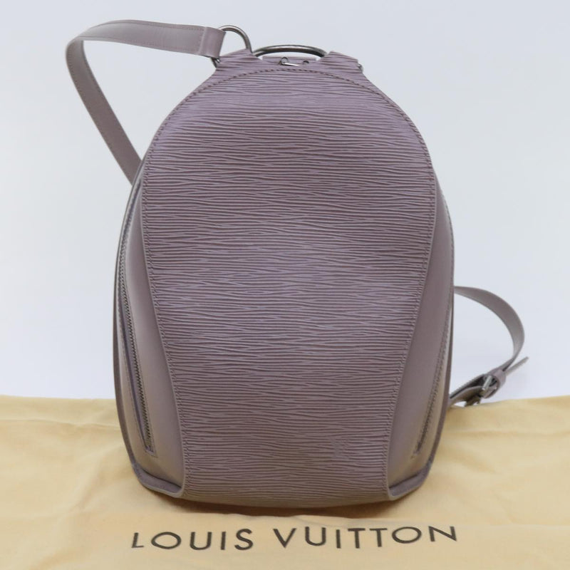Louis Vuitton Mabillon Ecru Leather Backpack Bag (Pre-Owned)