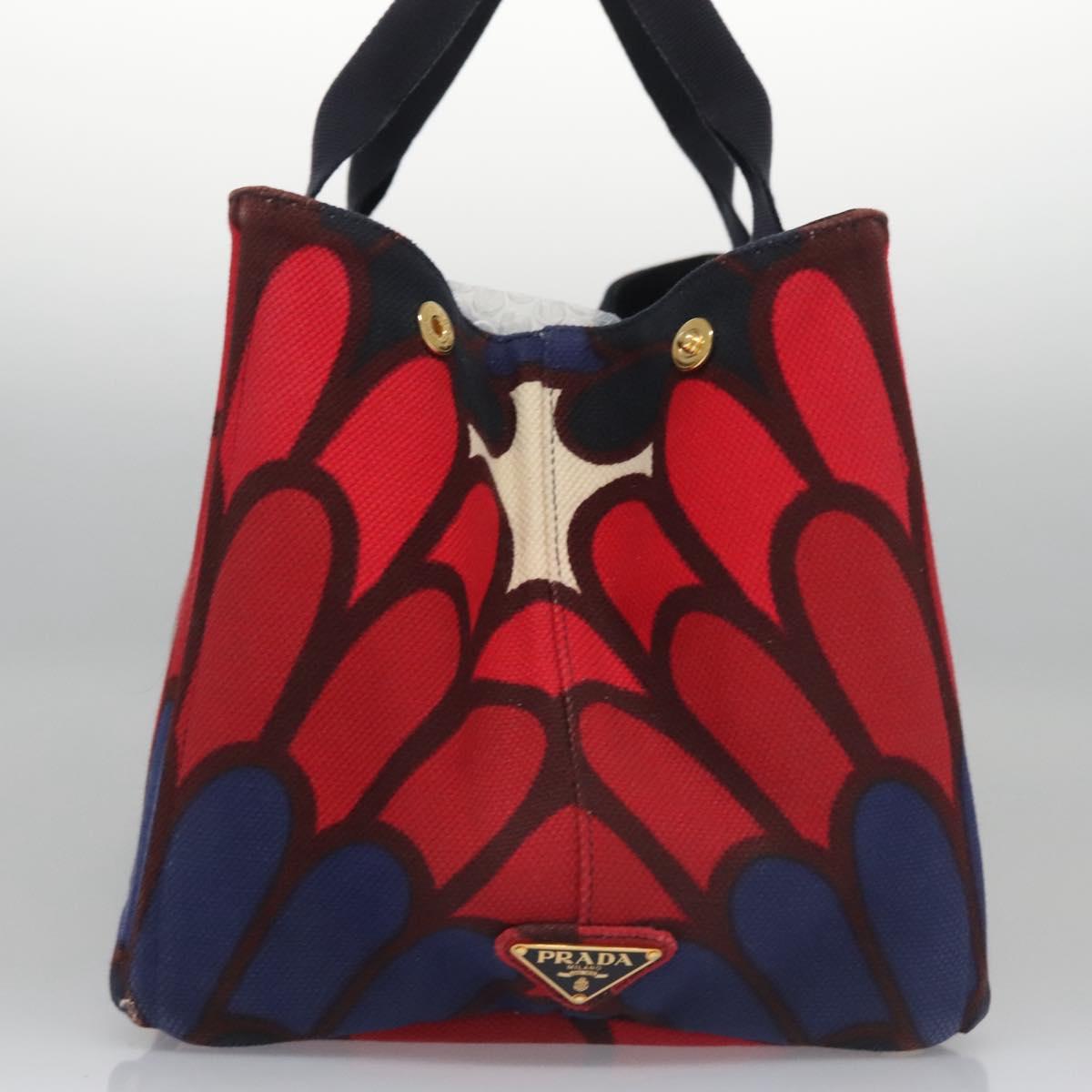 Prada Canapa Multicolour Canvas Handbag (Pre-Owned)