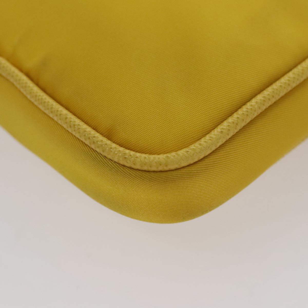 Prada Yellow Synthetic Shoulder Bag (Pre-Owned)