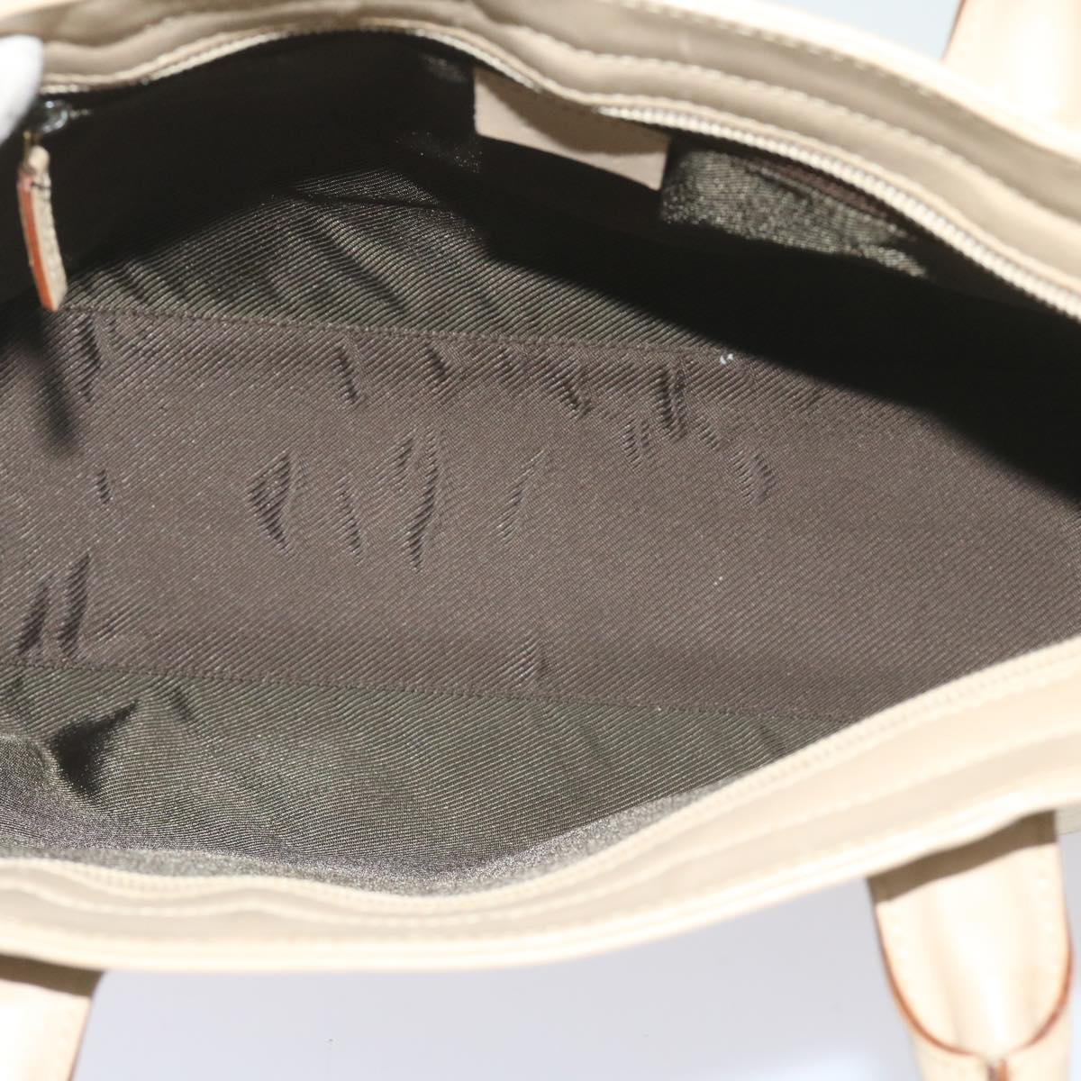 Gucci Gg Canvas Beige Canvas Tote Bag (Pre-Owned)