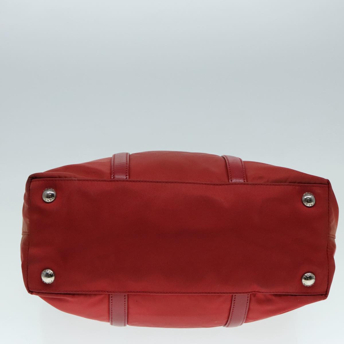 Prada Tessuto Red Synthetic Handbag (Pre-Owned)