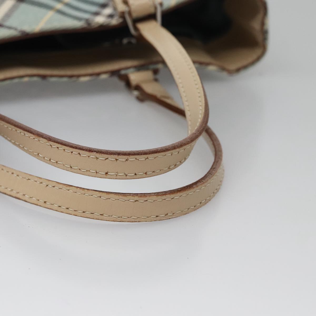 Burberry Blue Label Blue Canvas Tote Bag (Pre-Owned)