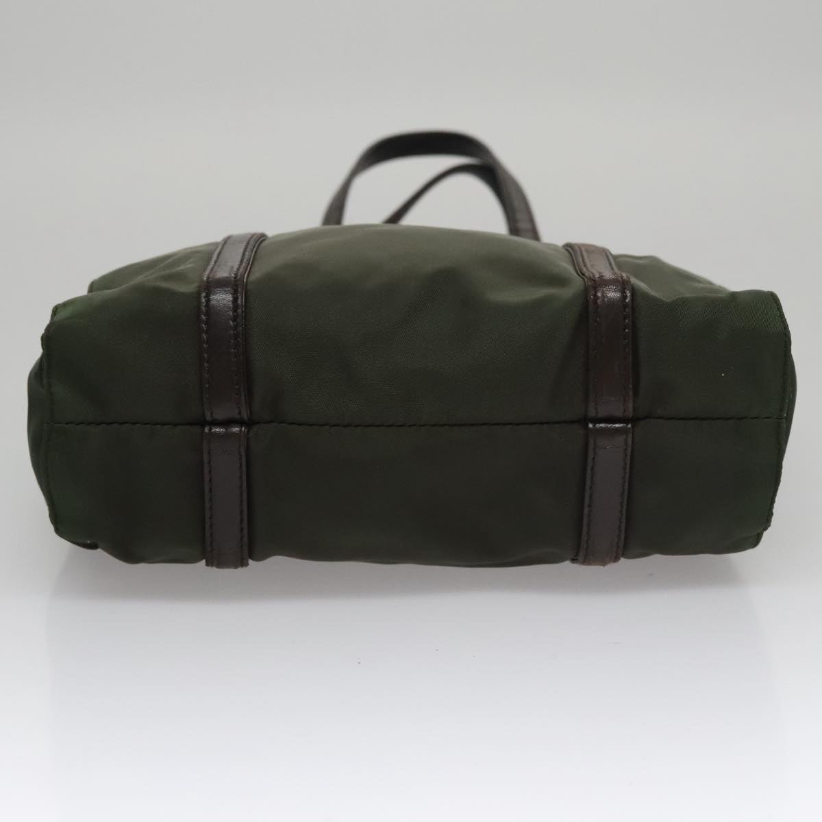 Prada Tessuto Khaki Synthetic Tote Bag (Pre-Owned)