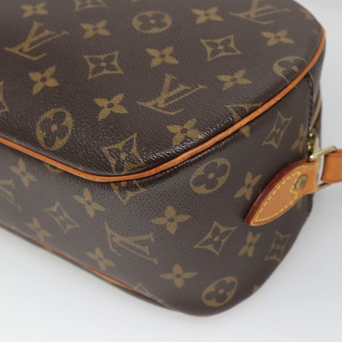 Louis Vuitton Blois Brown Canvas Shoulder Bag (Pre-Owned)
