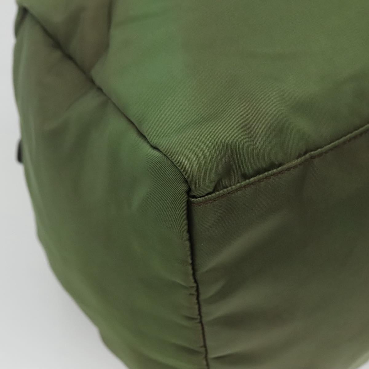 Prada Re-Nylon Green Synthetic Handbag (Pre-Owned)