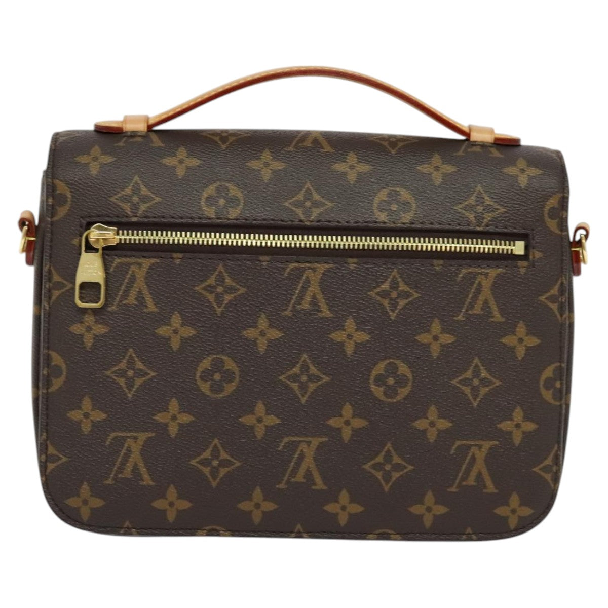 Louis Vuitton Pochette Metis Blue Canvas Handbag (Pre-Owned)