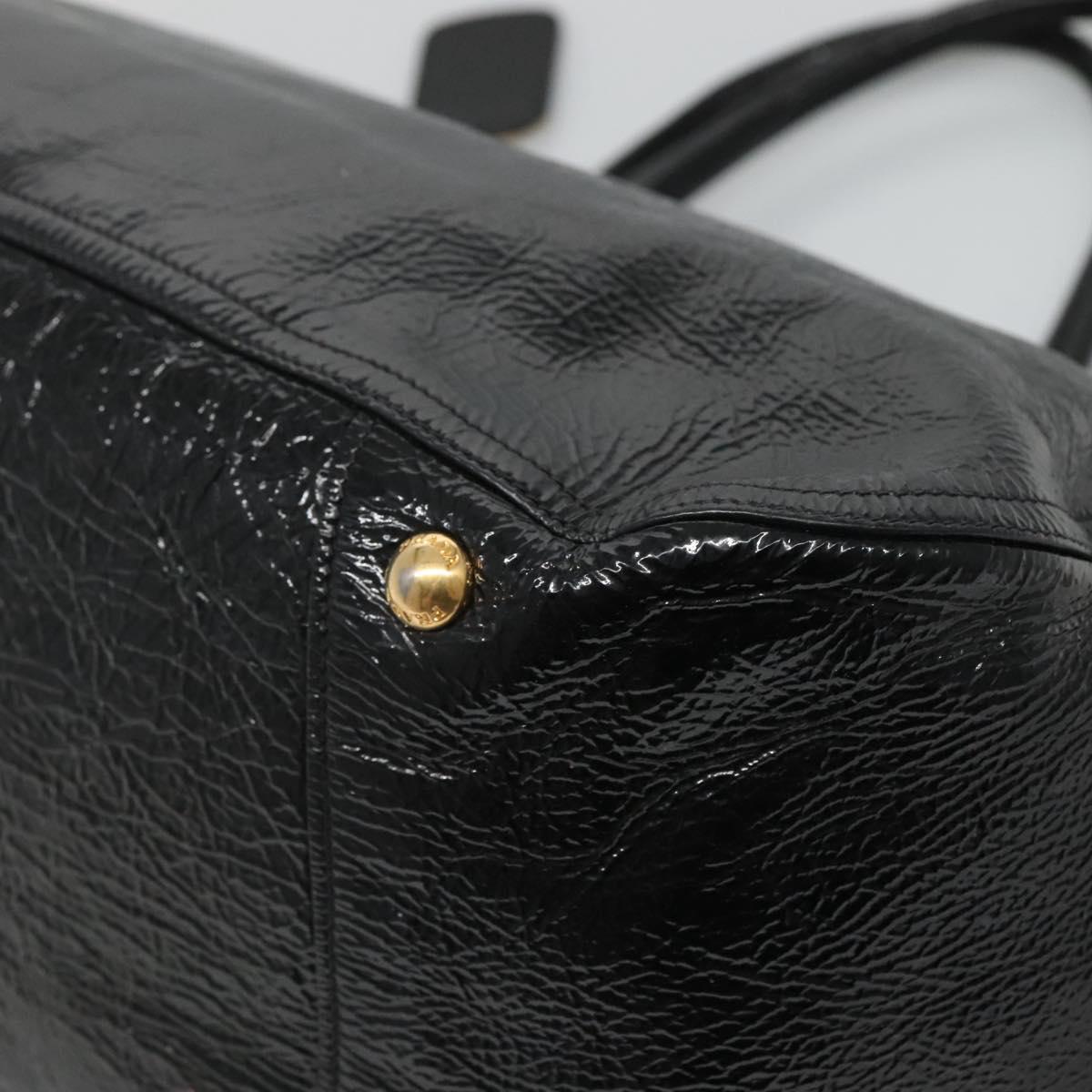 Prada Black Patent Leather Tote Bag (Pre-Owned)