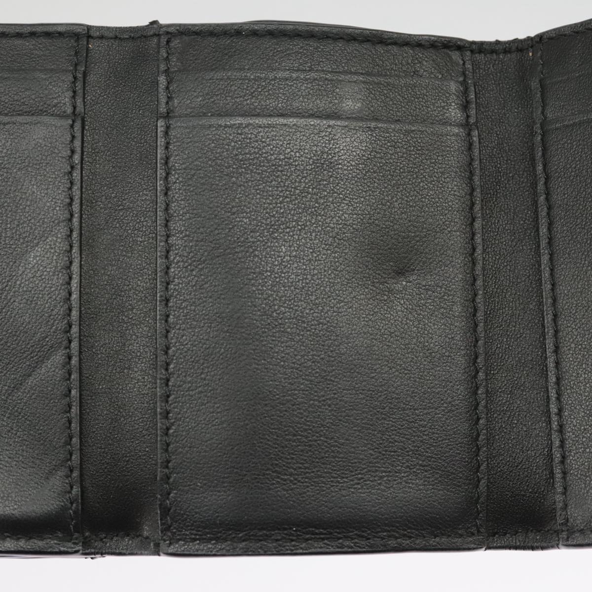 Bottega Veneta Intrecciato Black Leather Wallet (Pre-Owned)