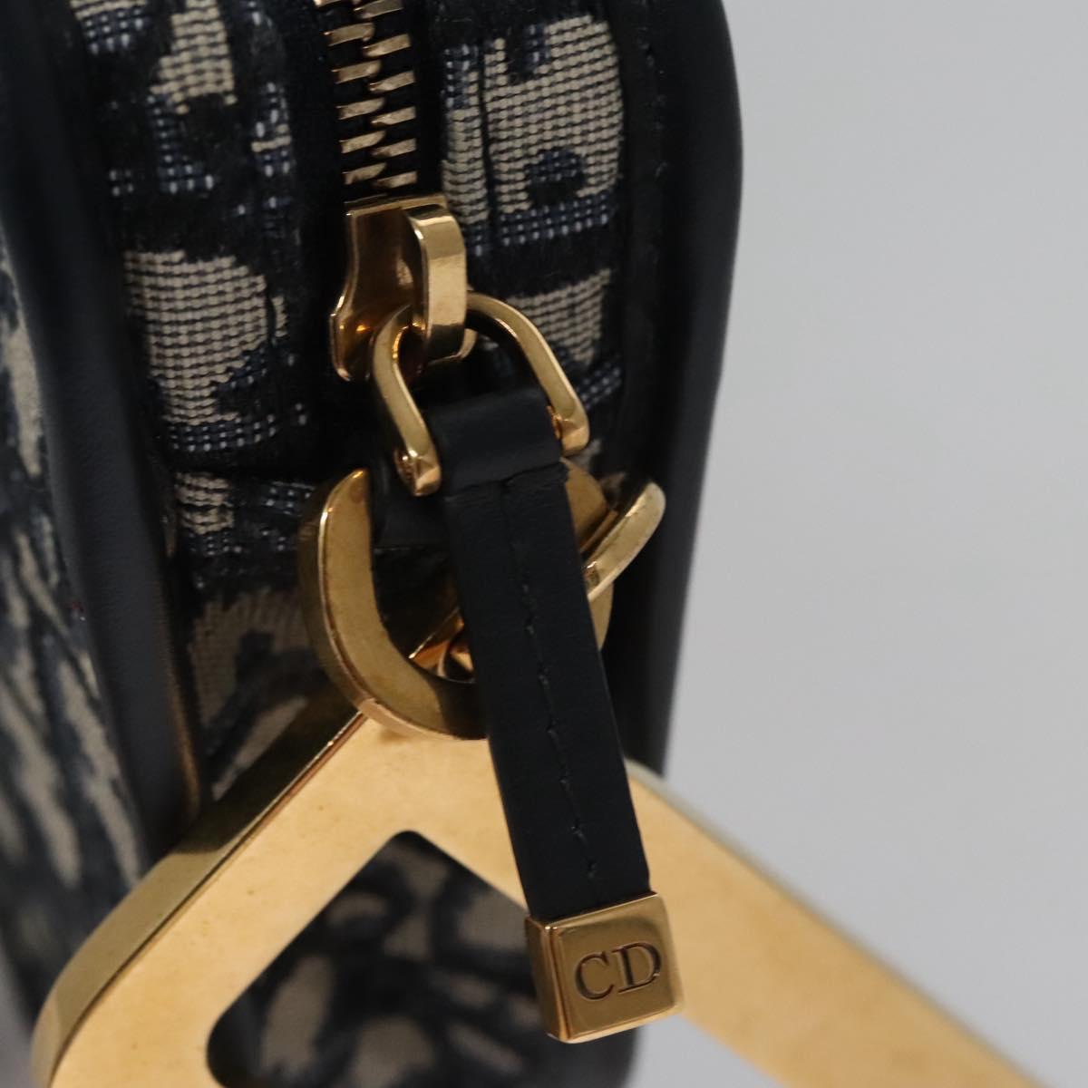 Dior Trotter Navy Canvas Clutch Bag (Pre-Owned)