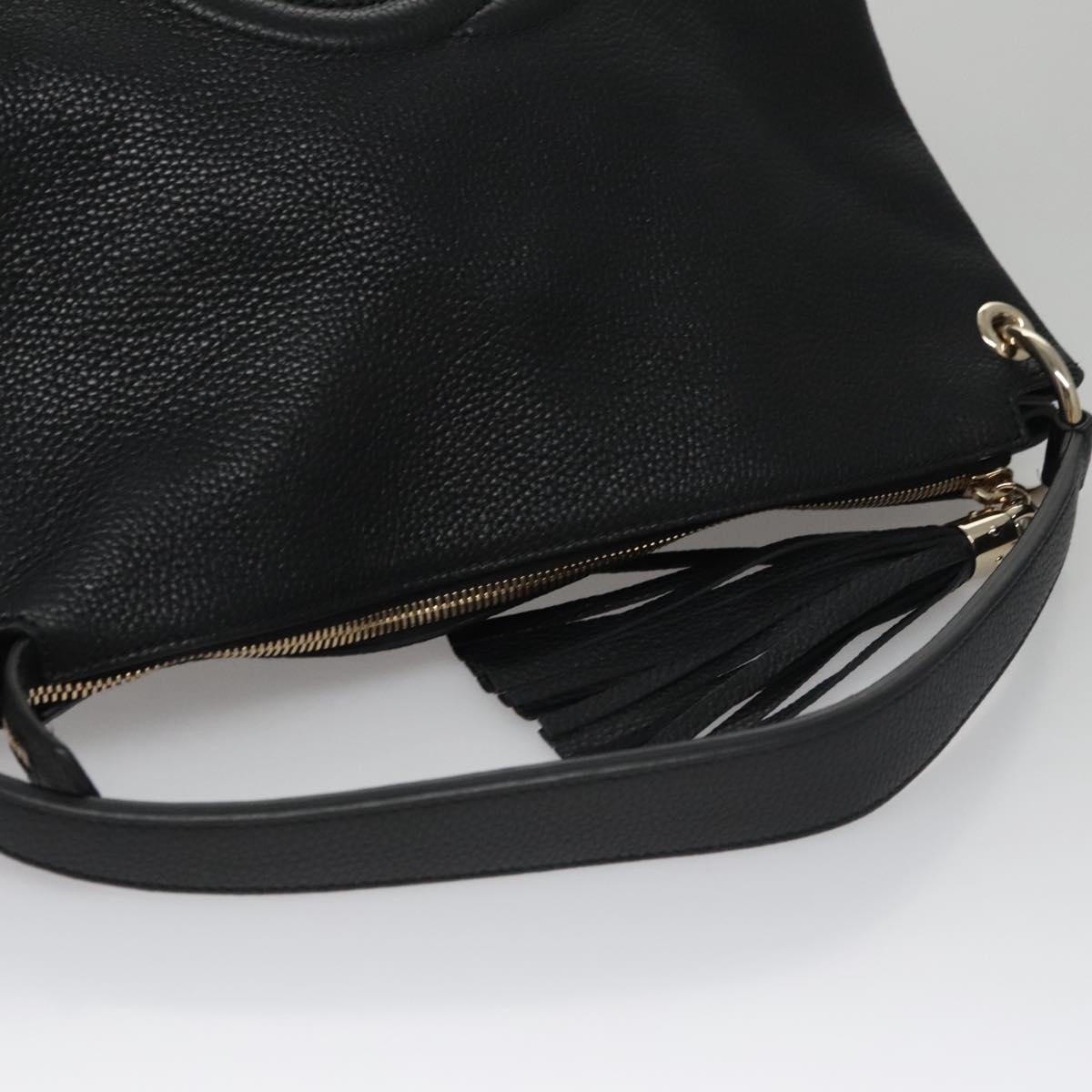 Gucci Soho Black Leather Handbag (Pre-Owned)