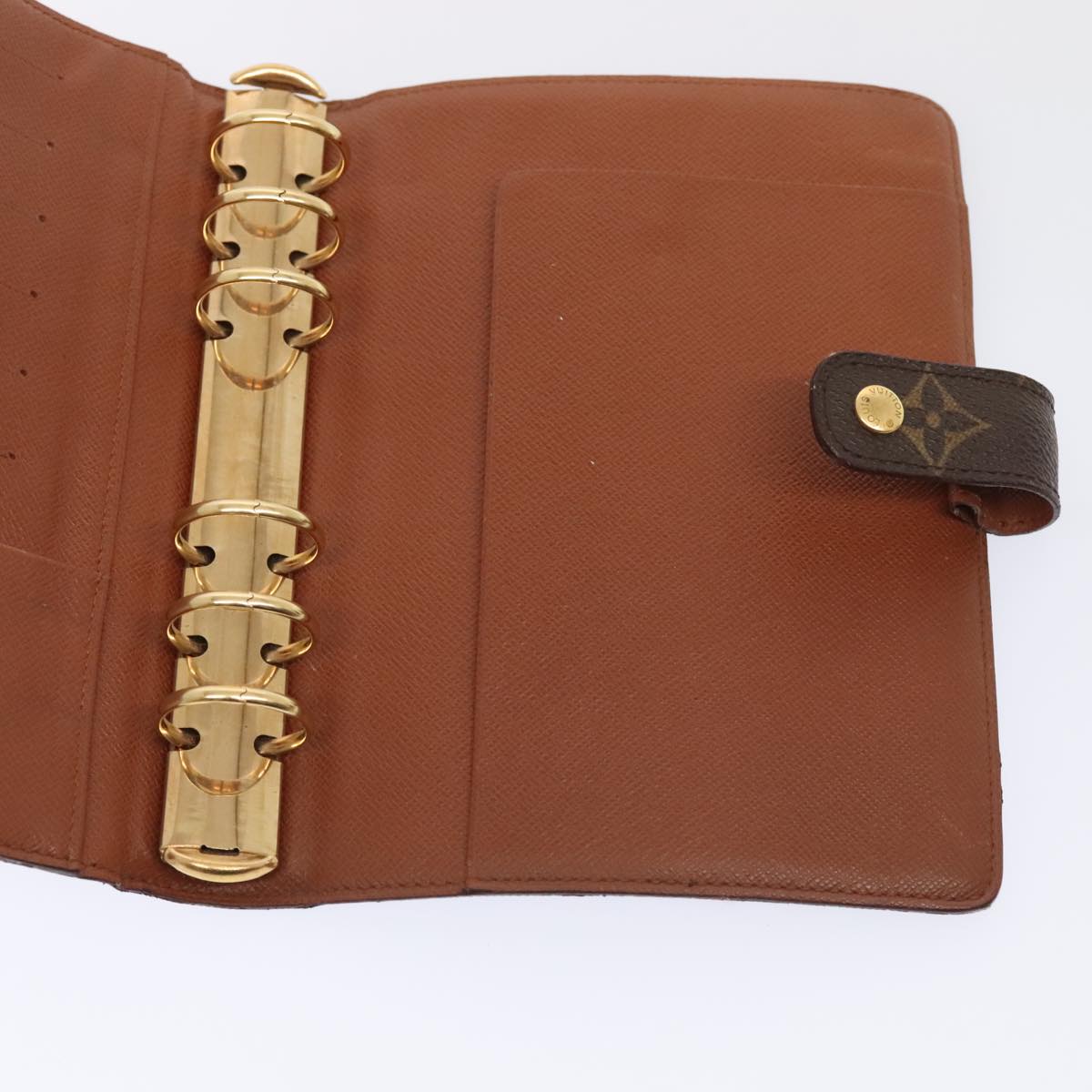 Louis Vuitton Agenda Cover Brown Canvas Wallet (Pre-Owned)