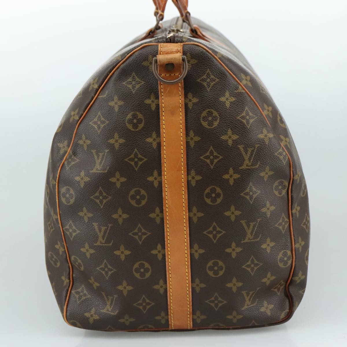 Louis Vuitton Keepall 60 Brown Canvas Travel Bag (Pre-Owned)