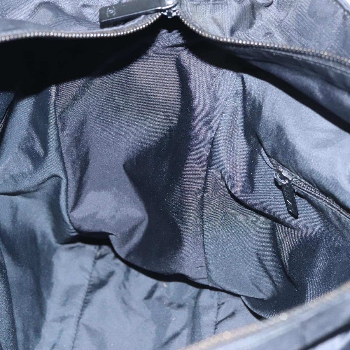 Chanel Travel Line Black Synthetic Tote Bag (Pre-Owned)
