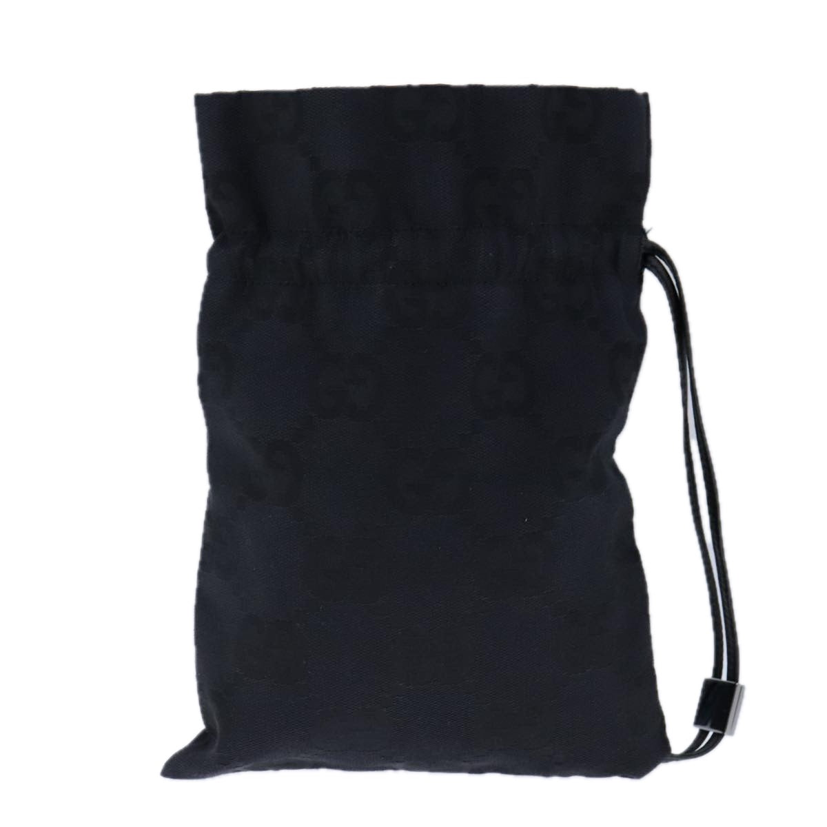 Gucci Gg Canvas Black Canvas Clutch Bag (Pre-Owned)