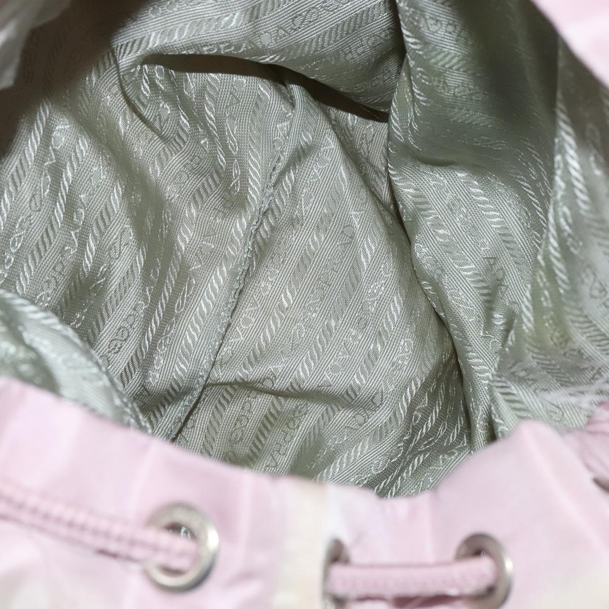 Prada Re-Nylon Pink Synthetic Backpack Bag (Pre-Owned)
