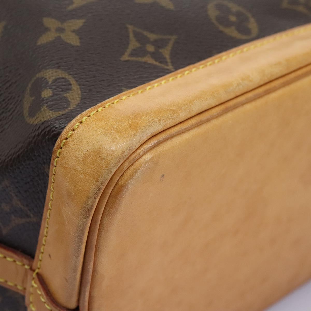Louis Vuitton Noe Brown Canvas Handbag (Pre-Owned)