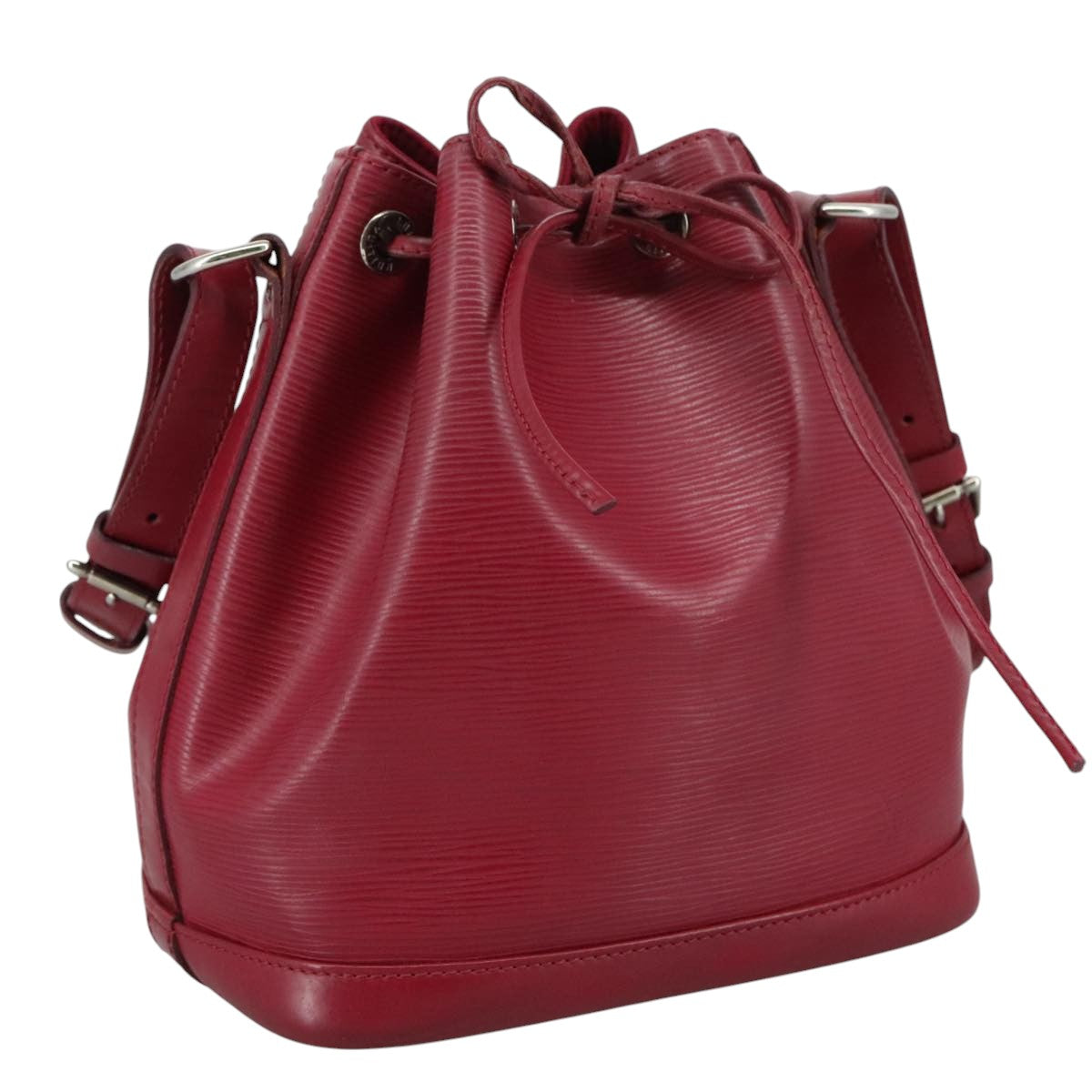 Louis Vuitton Noé Bb Burgundy Leather Shoulder Bag (Pre-Owned)