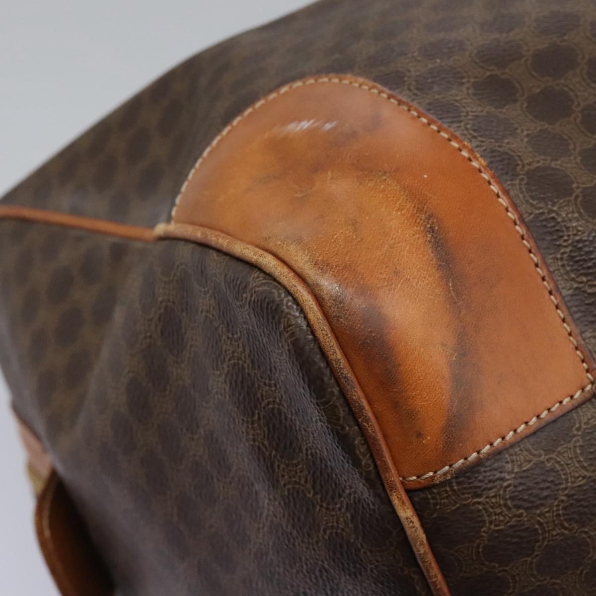 Céline Boston Brown Canvas Travel Bag (Pre-Owned)