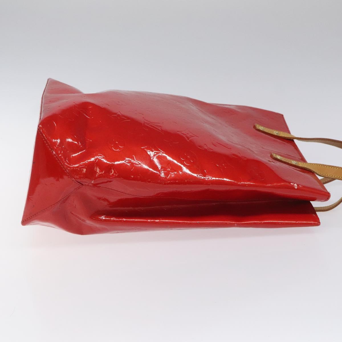 Louis Vuitton Reade Red Patent Leather Tote Bag (Pre-Owned)