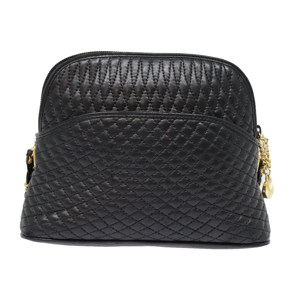 Bally Black Leather Shoulder Bag (Pre-Owned)