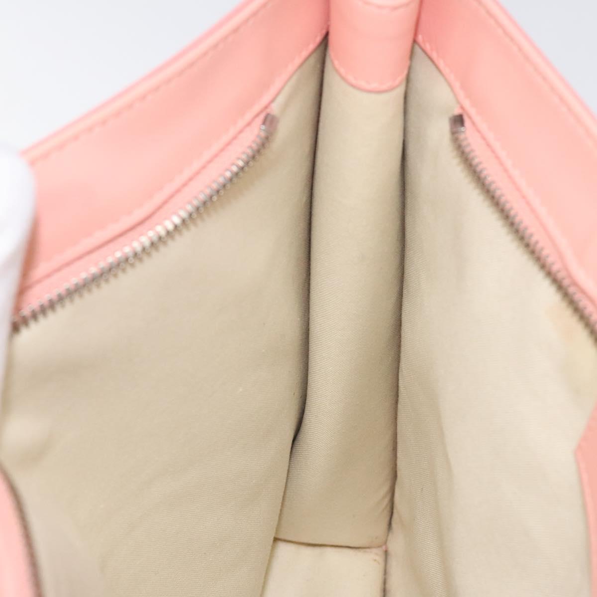 Balenciaga Navy Pouch Pink Canvas Clutch Bag (Pre-Owned)