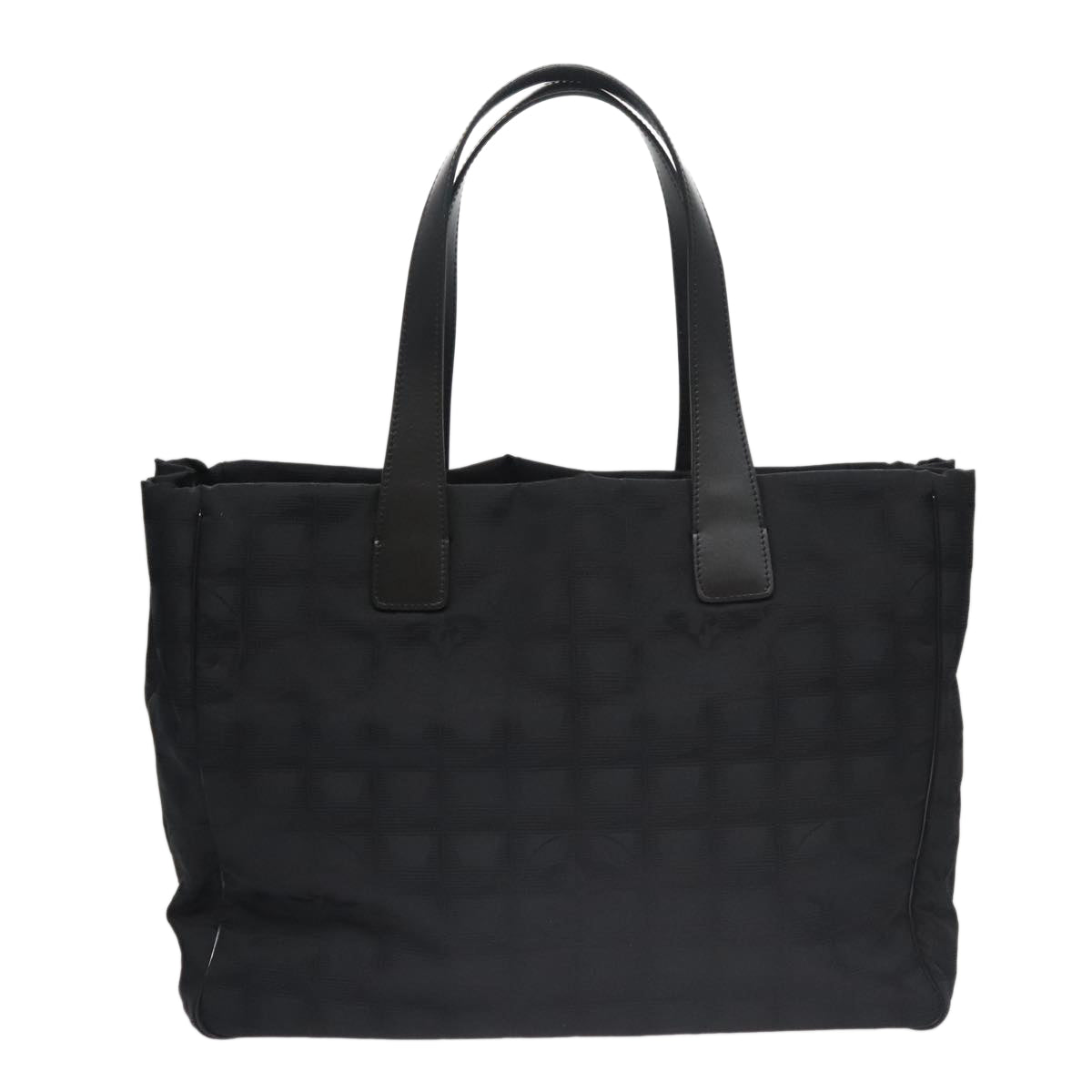 Chanel Travel Line Black Synthetic Tote Bag (Pre-Owned)