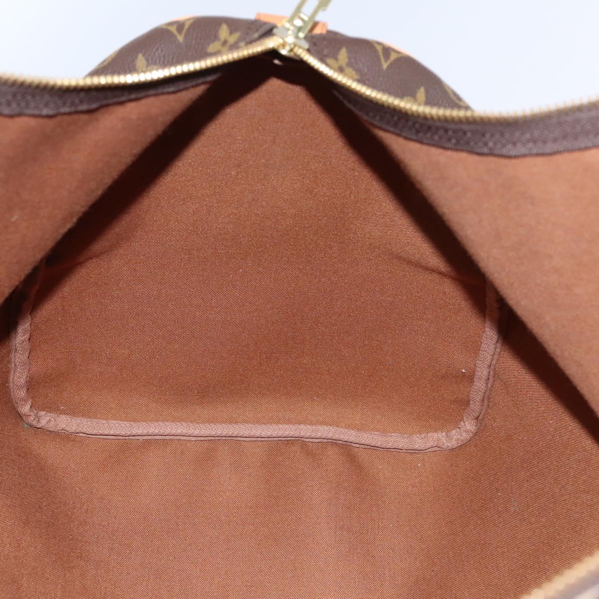 Louis Vuitton Keepall 55 Brown Canvas Travel Bag (Pre-Owned)