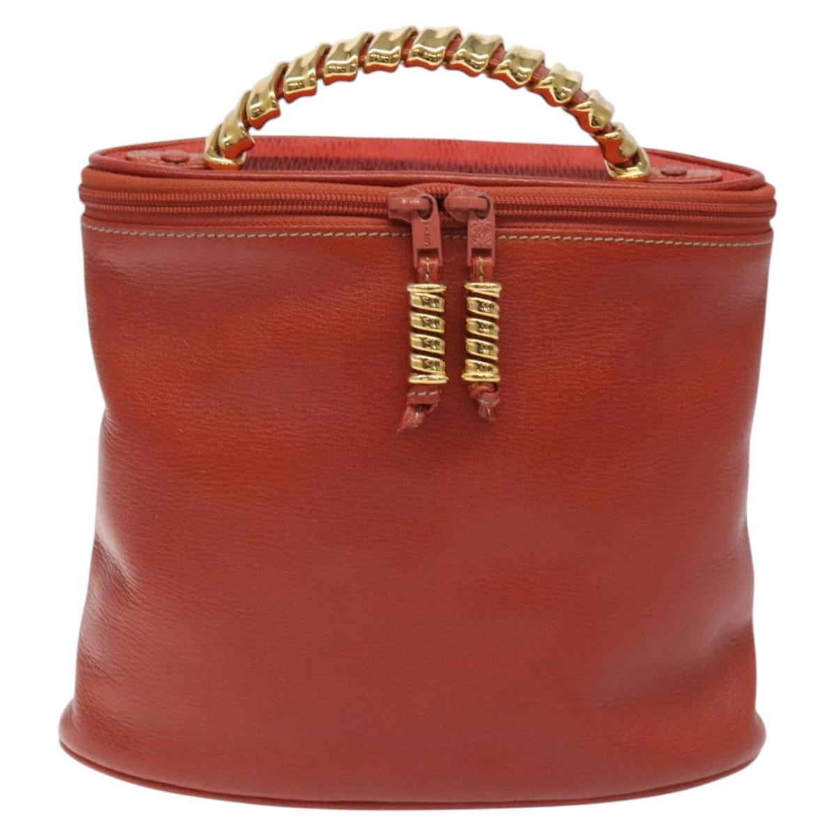 Loewe Velazquez Red Leather Handbag (Pre-Owned)