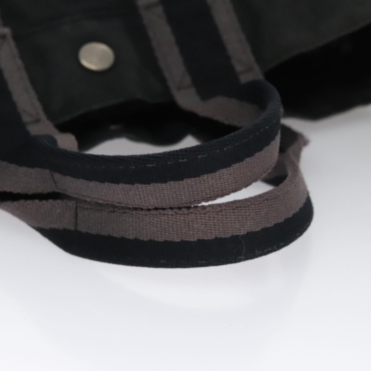 Hermès Fourre Tout Black Canvas Handbag (Pre-Owned)