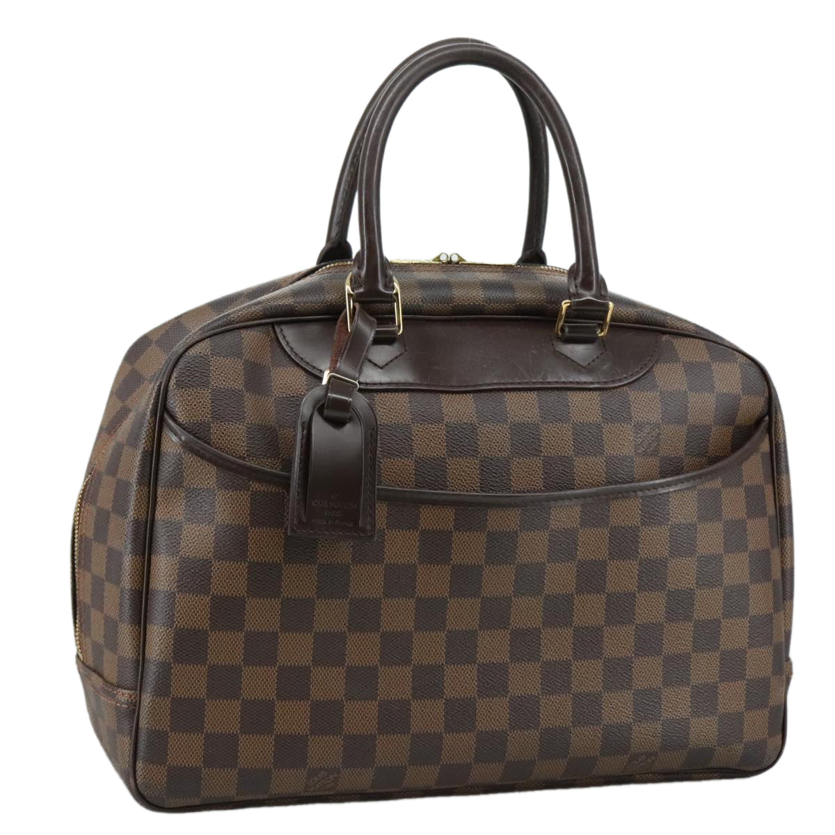 Louis Vuitton Deauville Brown Canvas Tote Bag (Pre-Owned)