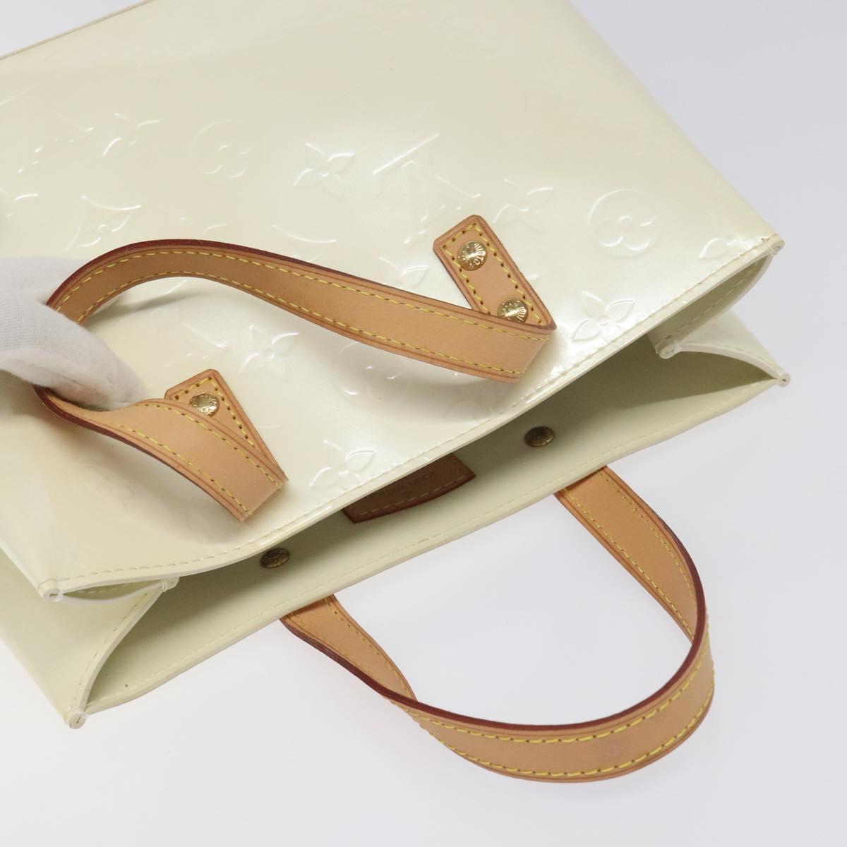 Louis Vuitton Reade Ecru Patent Leather Handbag (Pre-Owned)
