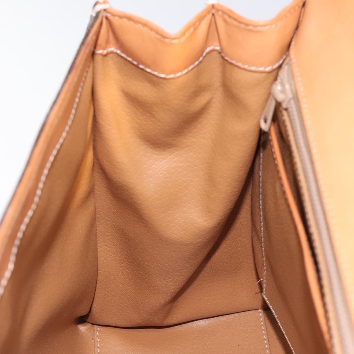 Céline Macadam Brown Canvas Handbag (Pre-Owned)