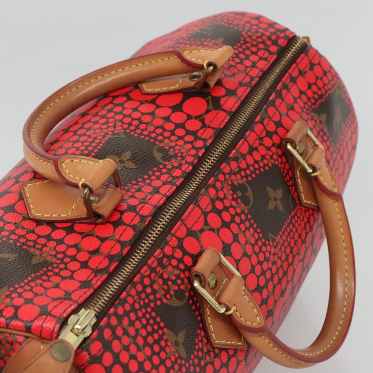 Louis Vuitton Speedy 30 Red Canvas Handbag (Pre-Owned)